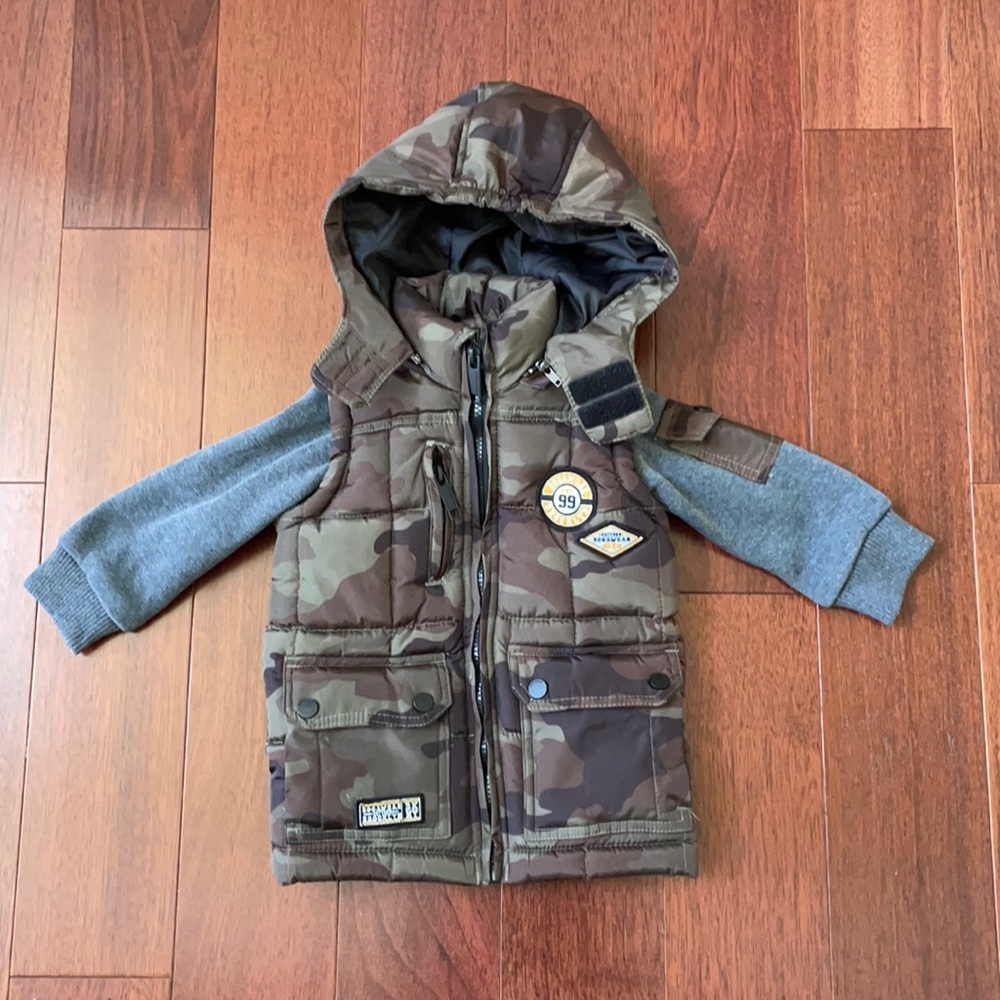 Rocawear Toddler boys Camouflage vest Jacket